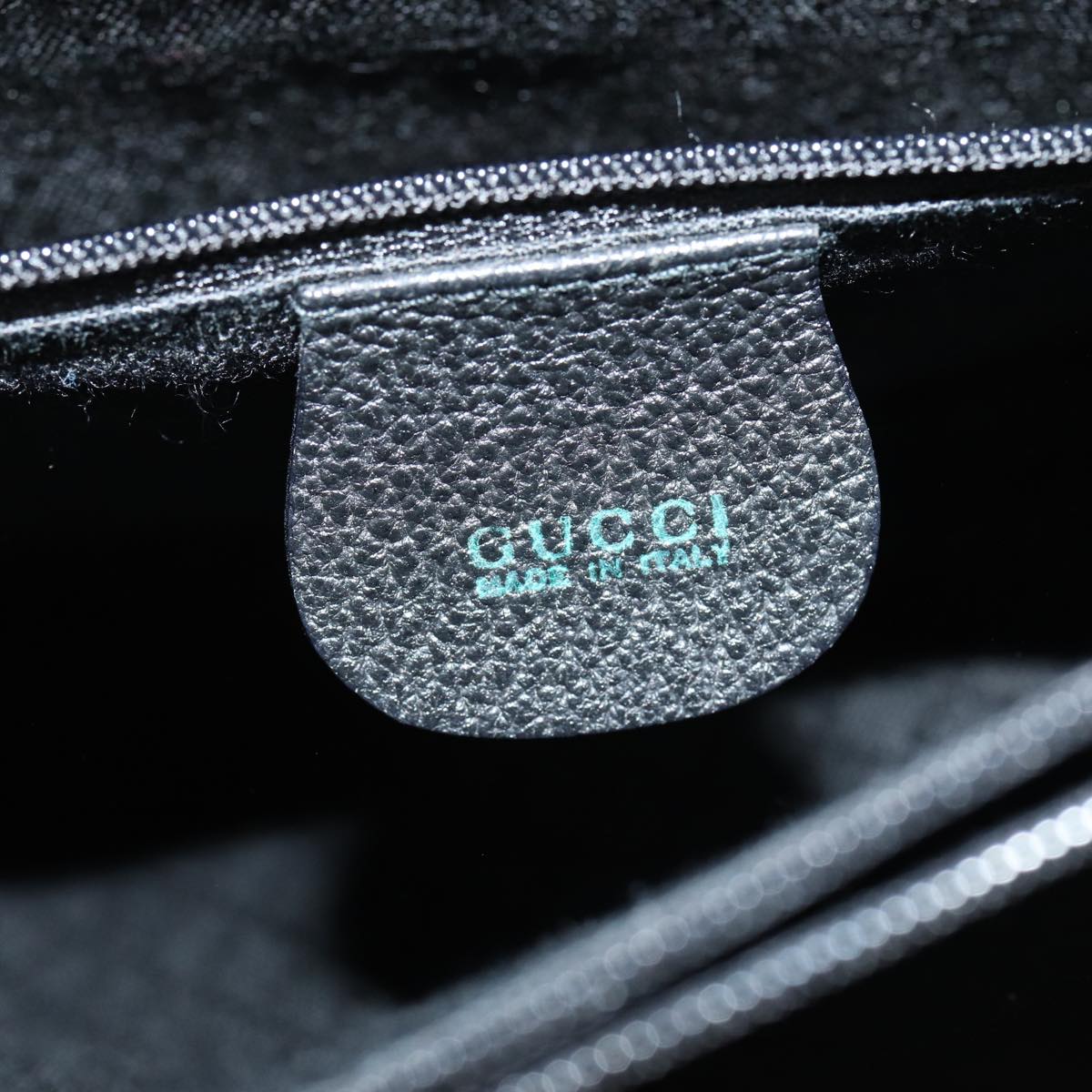 GUCCI Bamboo Hand Bag Suede Black 002 2855 0322 0 ep4961