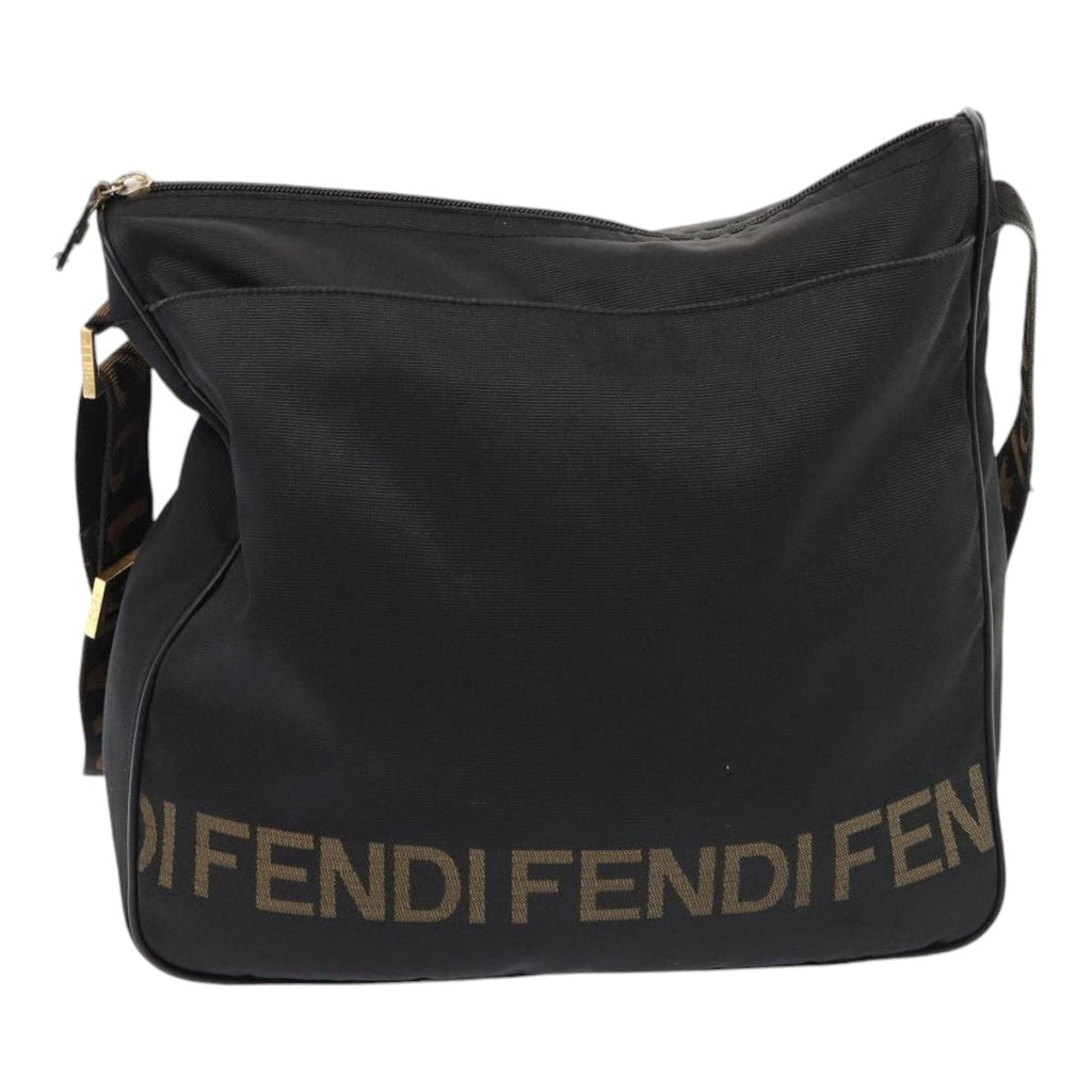 FENDI Shoulder Bag Nylon Black ep4969