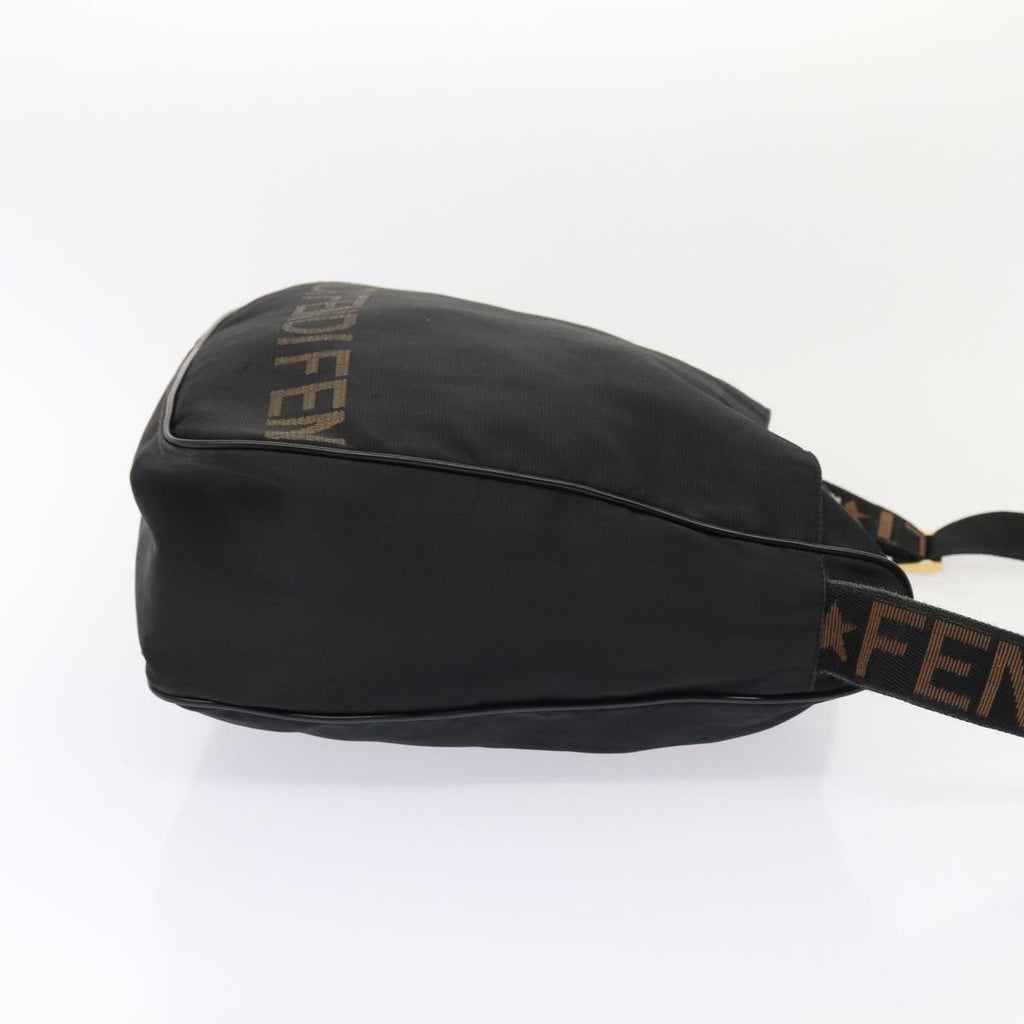 FENDI Shoulder Bag Nylon Black ep4969