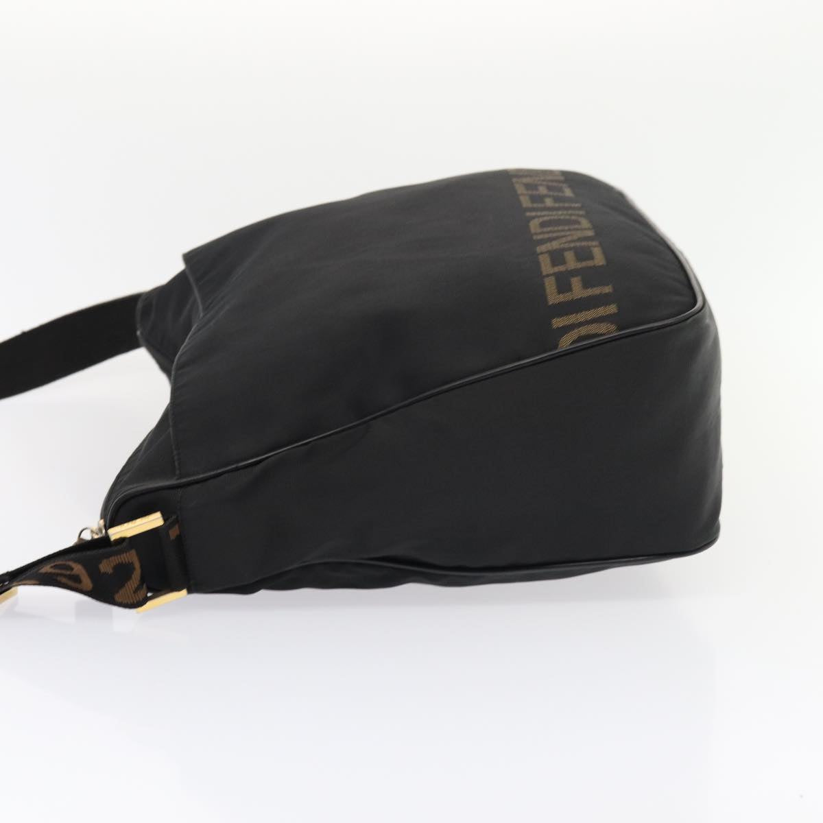FENDI Shoulder Bag Nylon Black ep4969