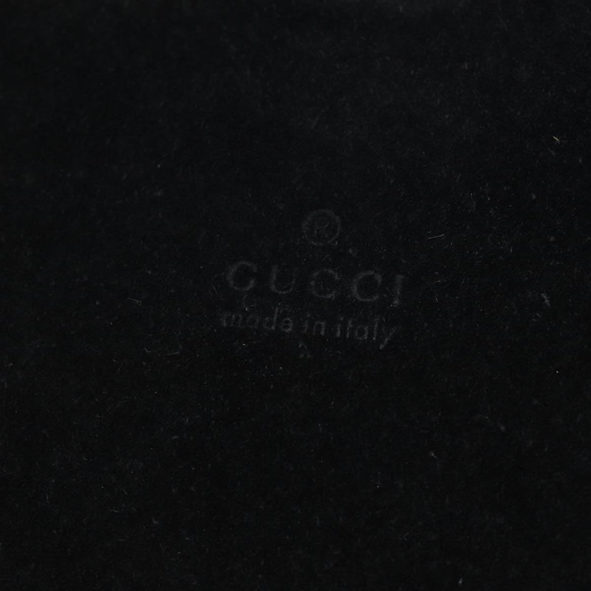 GUCCI Bamboo Shoulder Bag Suede Black 001 3244 ep4971