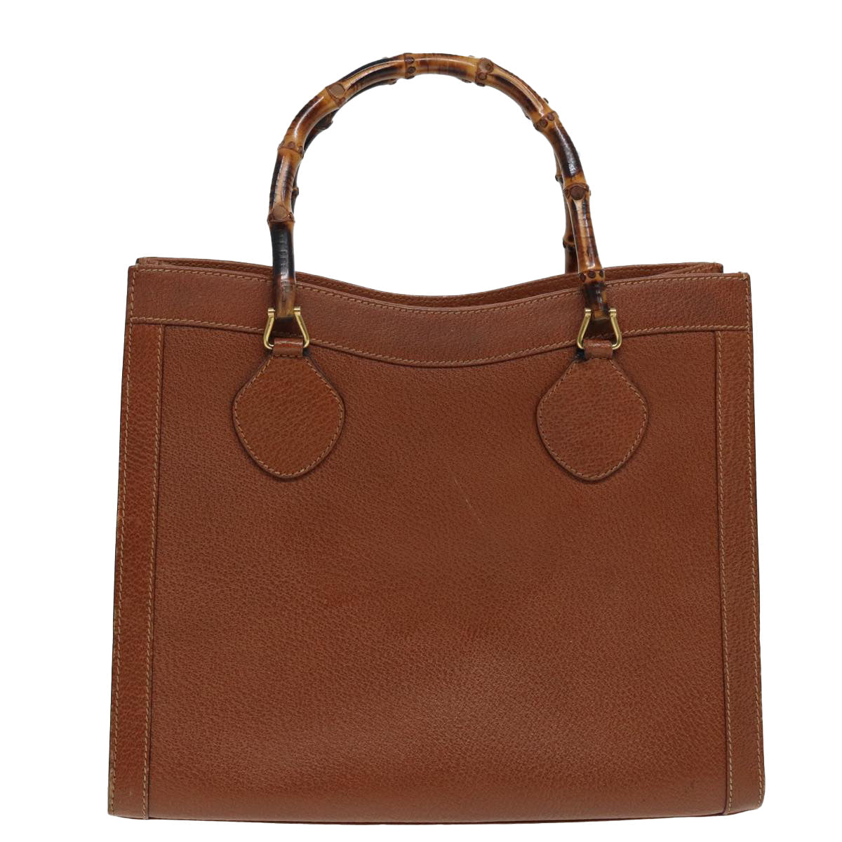 GUCCI Bamboo Hand Bag Leather Brown 002 2058 0260 ep4976