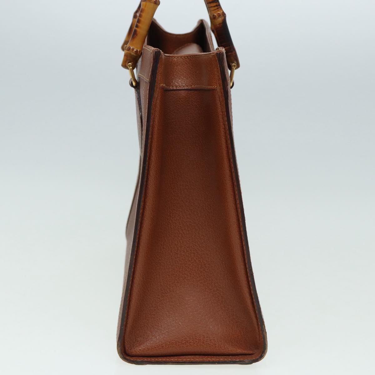 GUCCI Bamboo Hand Bag Leather Brown 002 2058 0260 ep4976