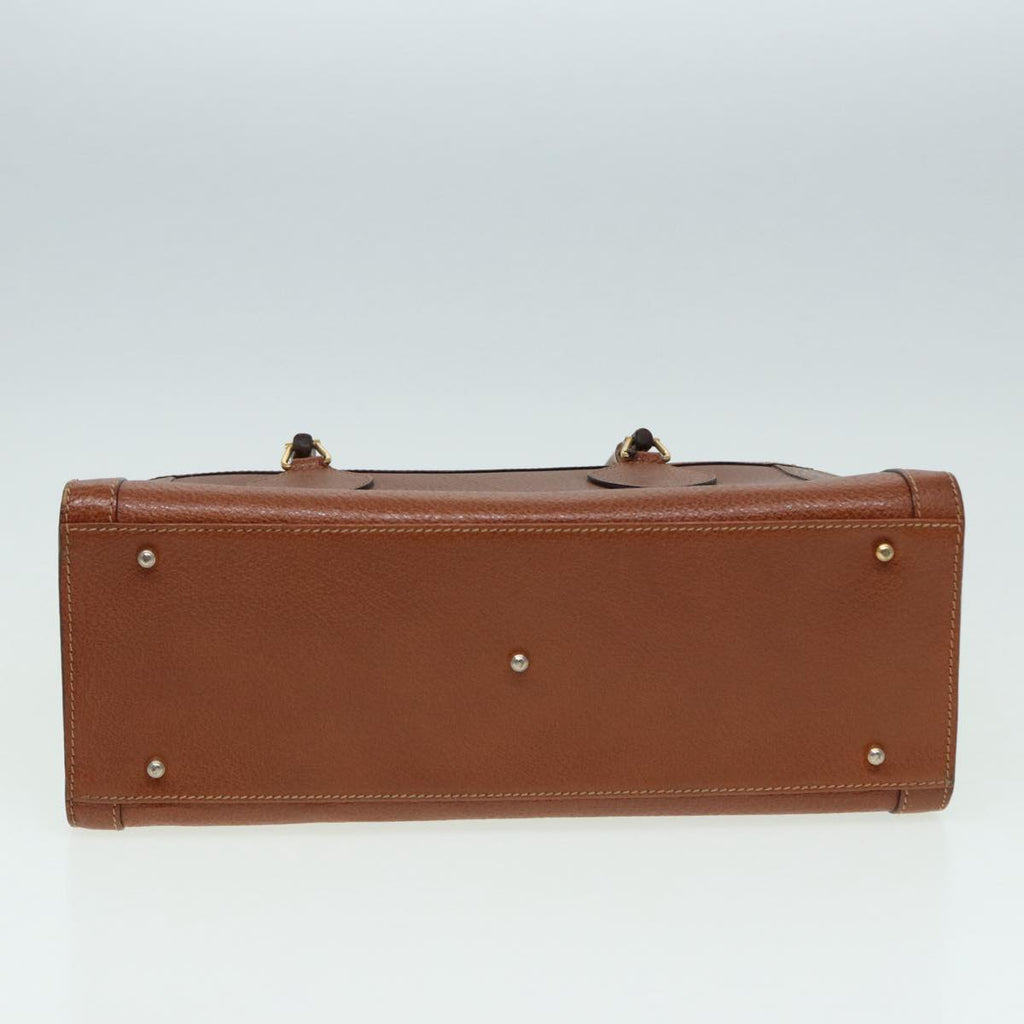 GUCCI Bamboo Hand Bag Leather Brown 002 2058 0260 ep4976