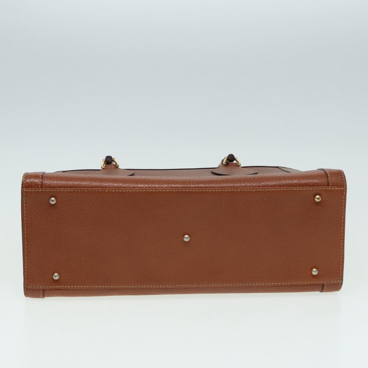 GUCCI Bamboo Hand Bag Leather Brown 002 2058 0260 ep4976