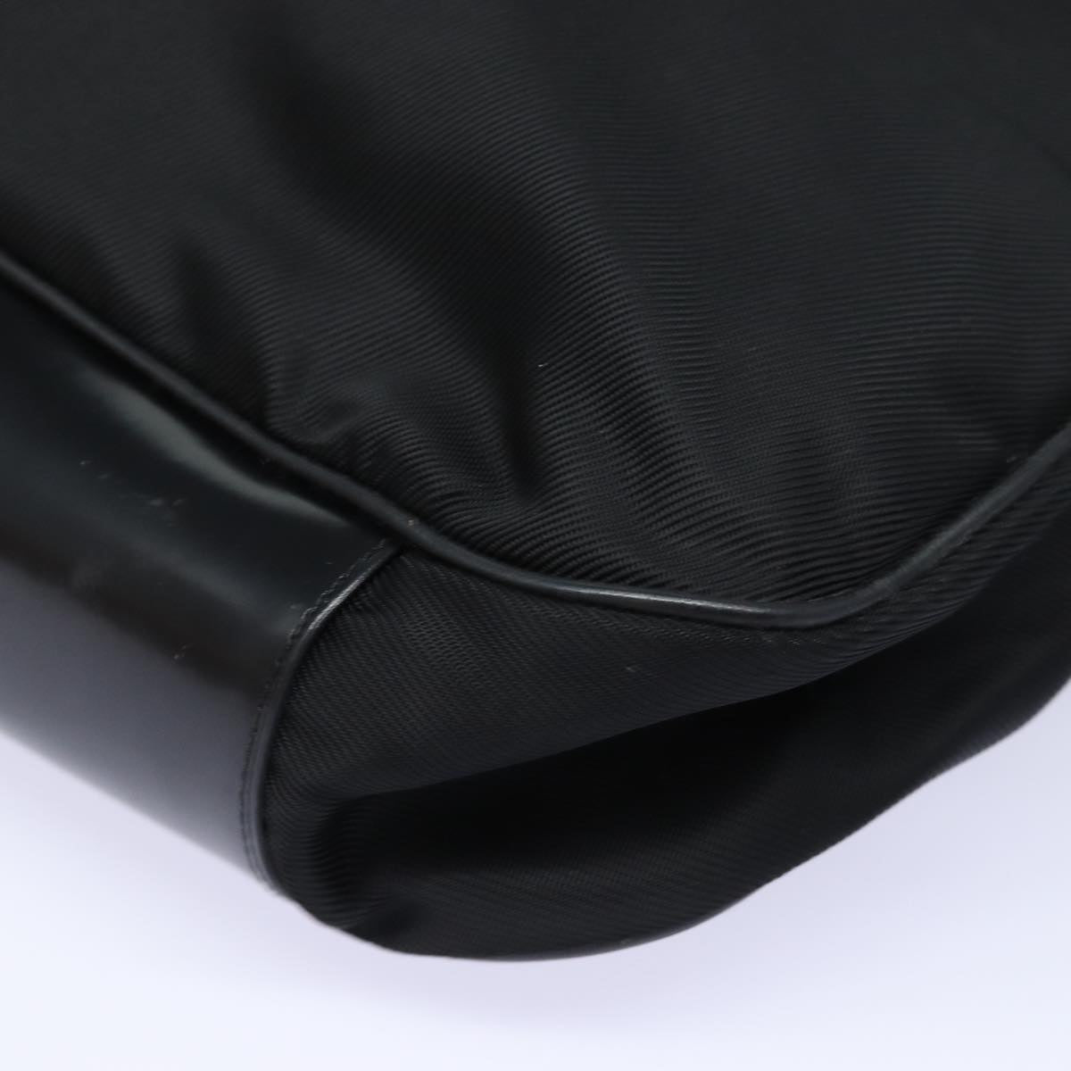 GUCCI Bamboo Hand Bag Nylon Black 001 1577 2615 ep4977