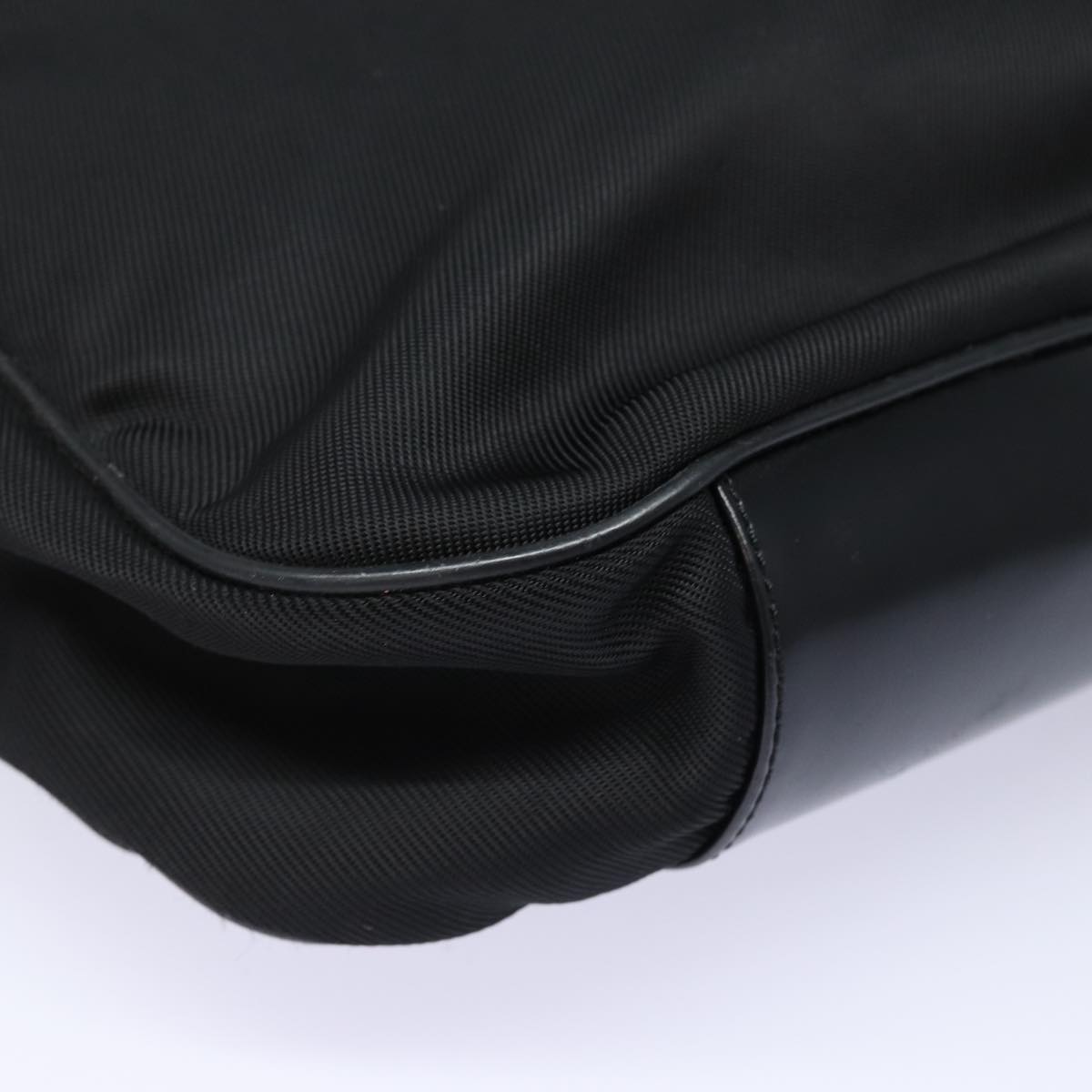 GUCCI Bamboo Hand Bag Nylon Black 001 1577 2615 ep4977