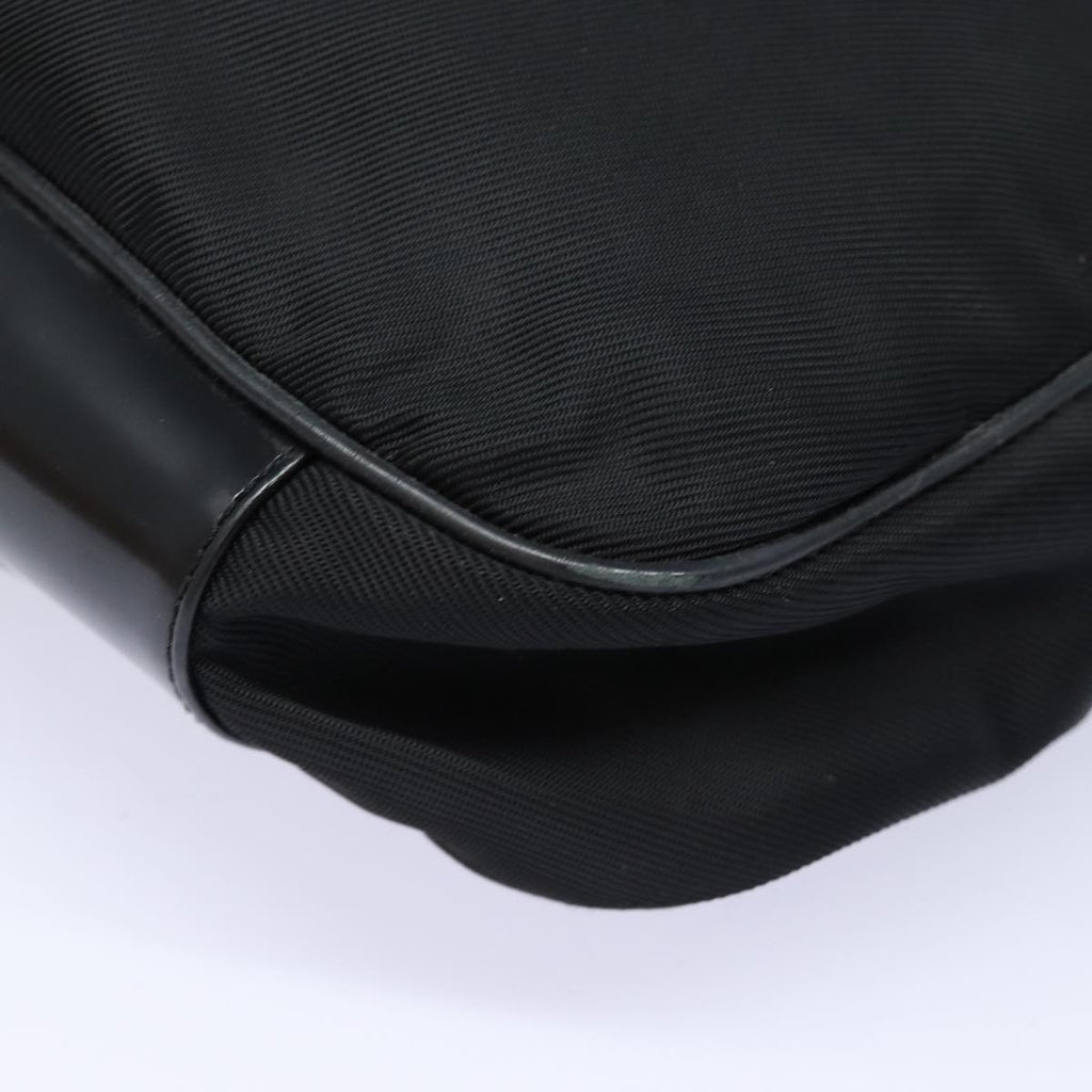GUCCI Bamboo Hand Bag Nylon Black 001 1577 2615 ep4977