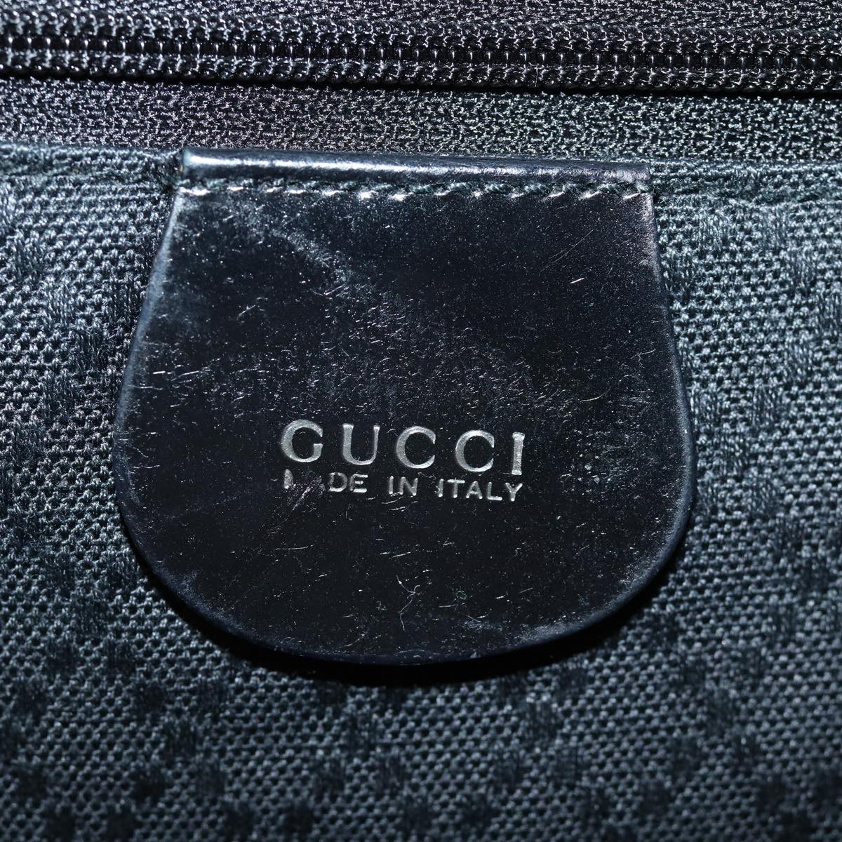 GUCCI Bamboo Hand Bag Nylon Black 001 1577 2615 ep4977