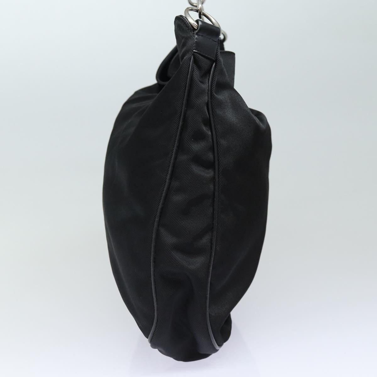 GUCCI Bamboo Hand Bag Nylon Black 001 1577 2615 ep4977