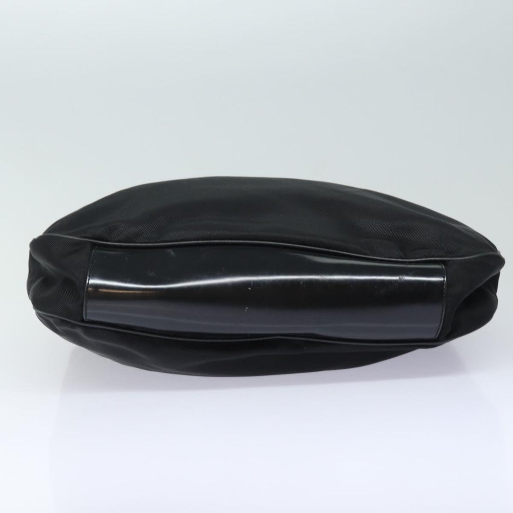GUCCI Bamboo Hand Bag Nylon Black 001 1577 2615 ep4977