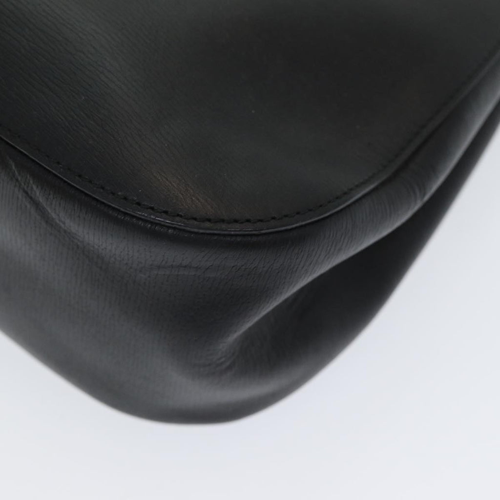 GUCCI Bamboo Hand Bag Leather Black 001 3739 ep4978