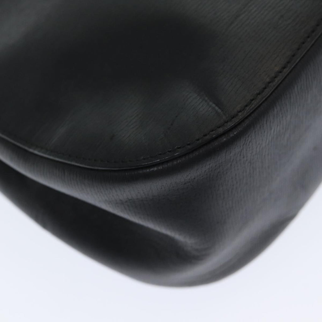 GUCCI Bamboo Hand Bag Leather Black 001 3739 ep4978