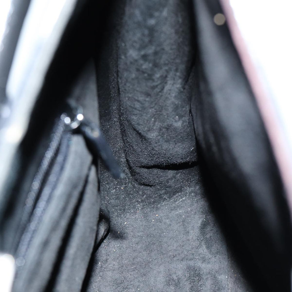 GUCCI Bamboo Hand Bag Leather Black 001 3739 ep4978