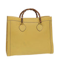 GUCCI Bamboo Hand Bag Leather Yellow 002 1186 0259 ep4981