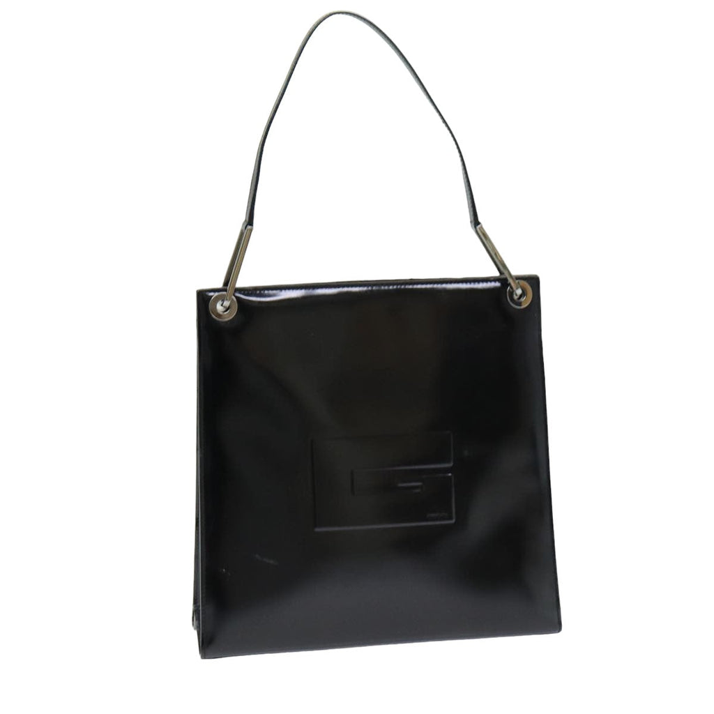 GUCCI Shoulder Bag Enamel Black 001 1013 3037 ep4984