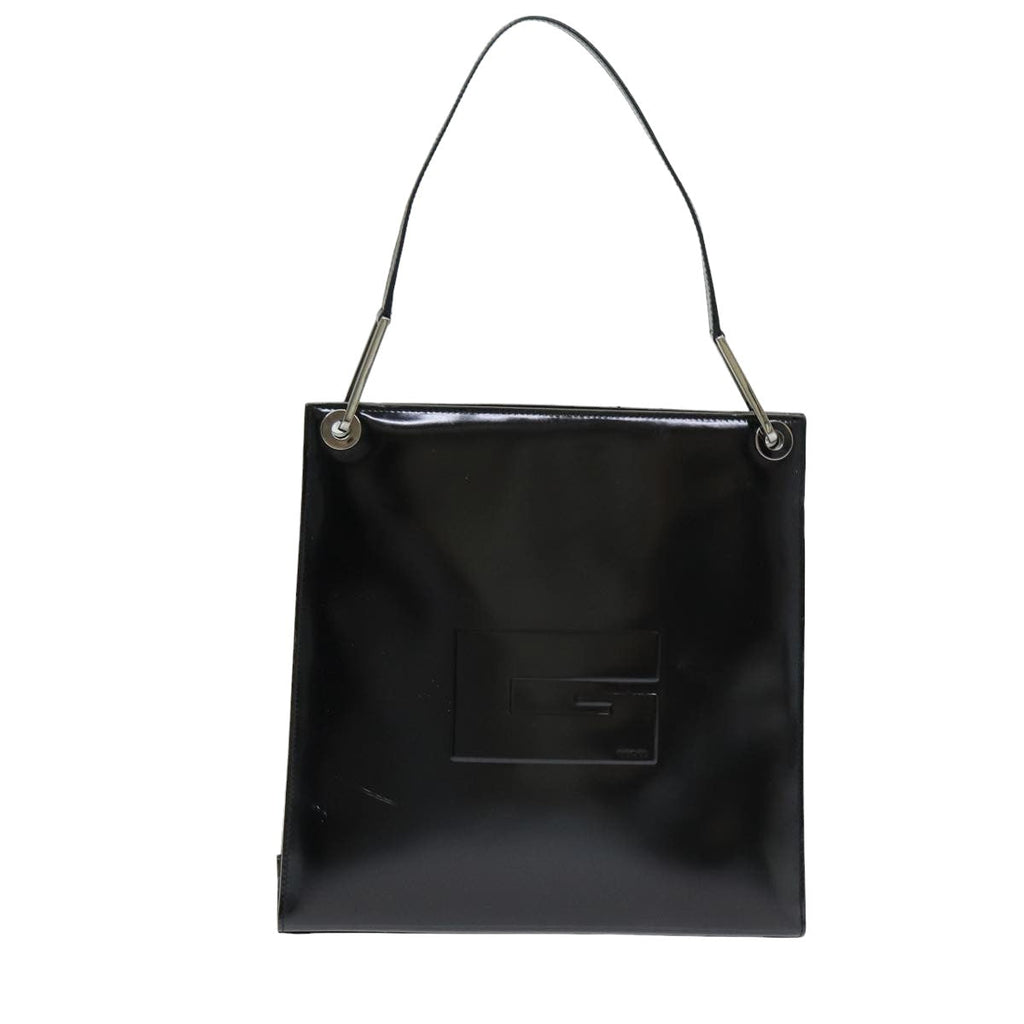 GUCCI Shoulder Bag Enamel Black 001 1013 3037 ep4984