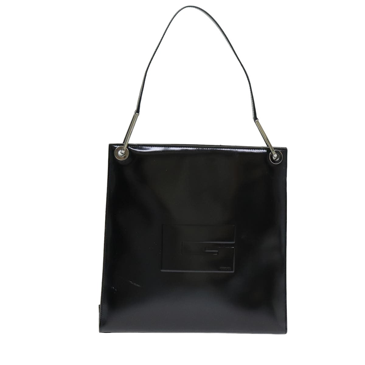 GUCCI Shoulder Bag Enamel Black 001 1013 3037 ep4984