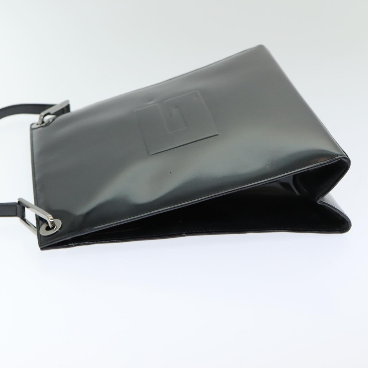 GUCCI Shoulder Bag Enamel Black 001 1013 3037 ep4984
