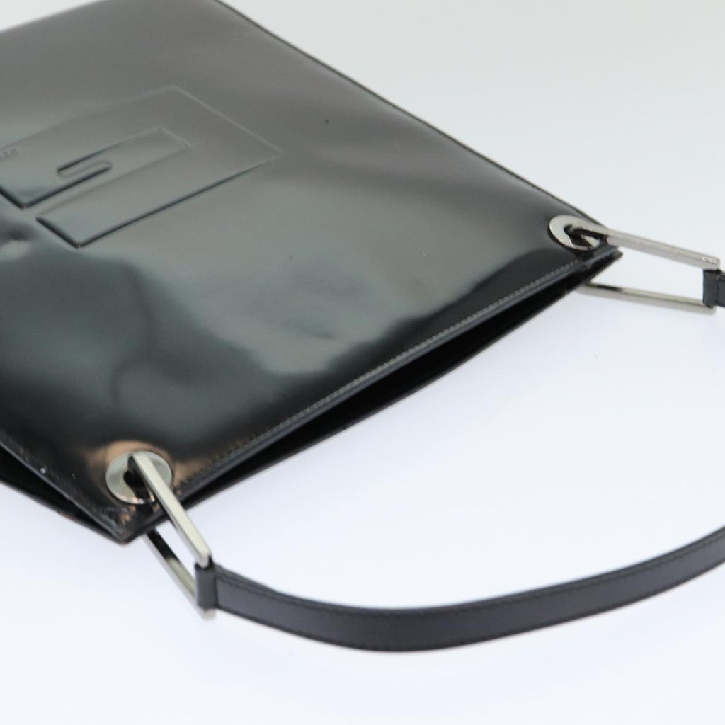GUCCI Shoulder Bag Enamel Black 001 1013 3037 ep4984
