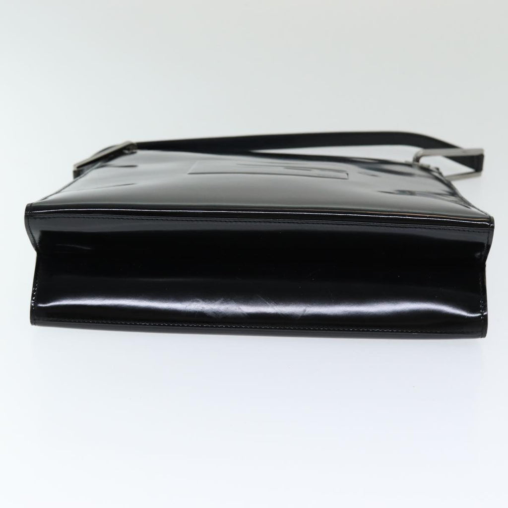 GUCCI Shoulder Bag Enamel Black 001 1013 3037 ep4984