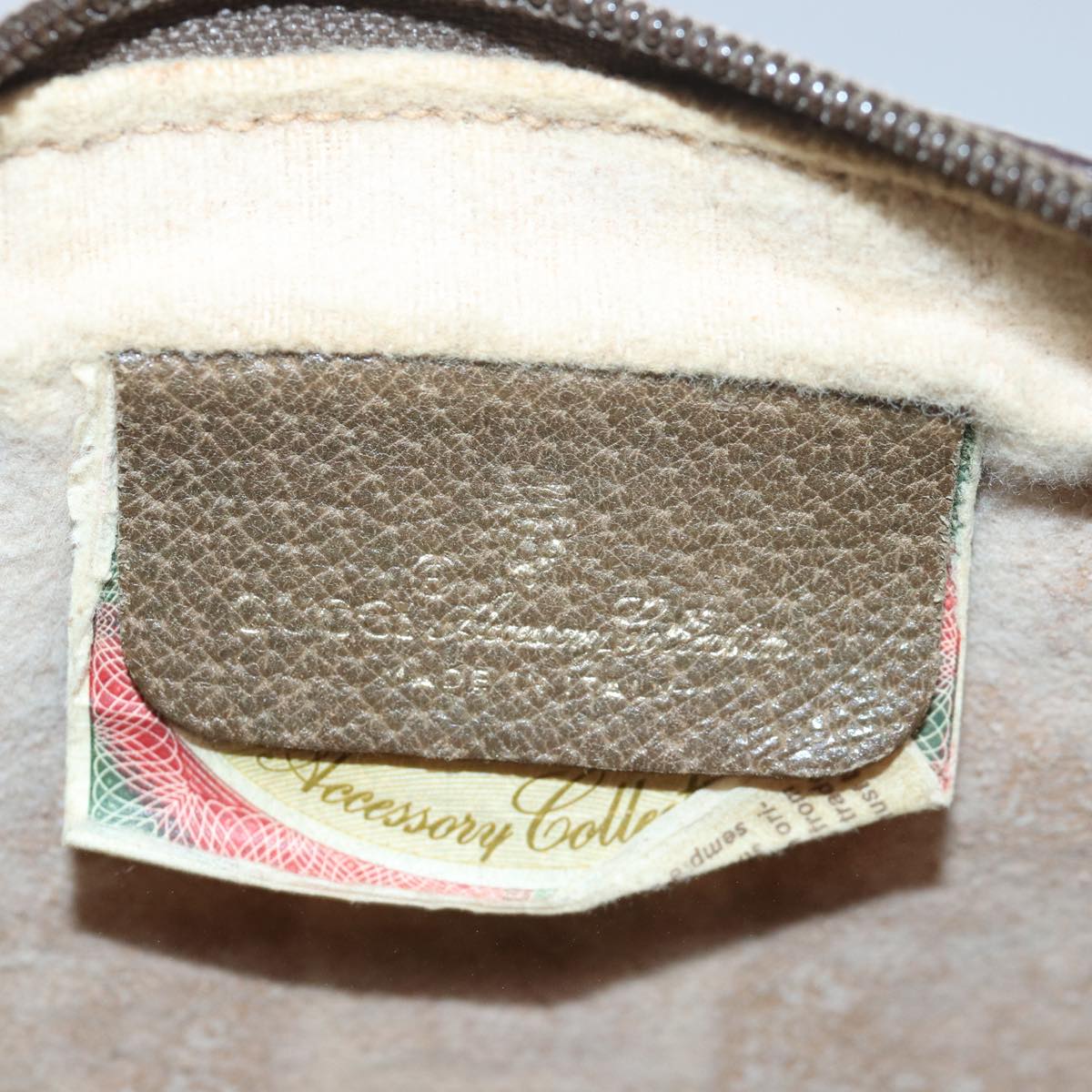 GUCCI GG Supreme Web Sherry Line Clutch Bag PVC Beige Red 89 01 012 ep4988