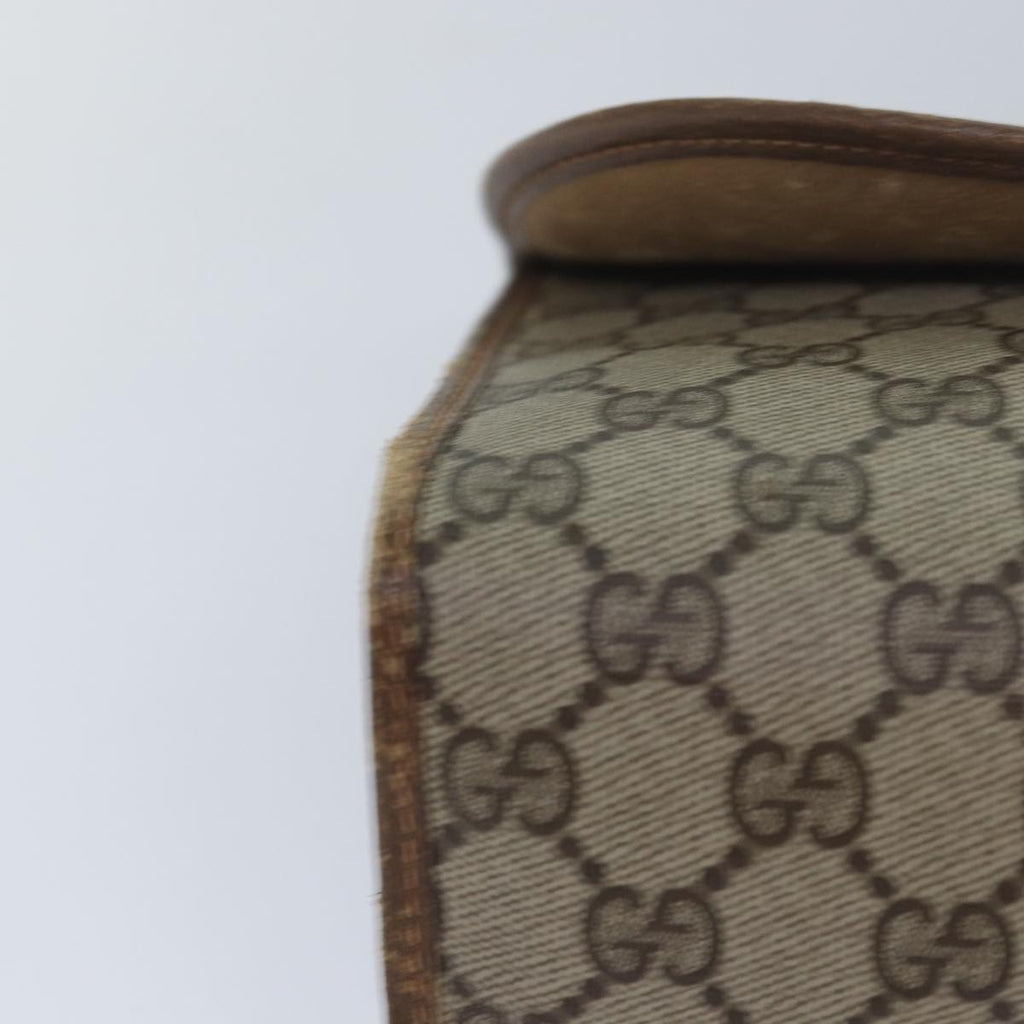 GUCCI GG Supreme Web Sherry Line Clutch Bag PVC Beige 89 01 031 ep4990