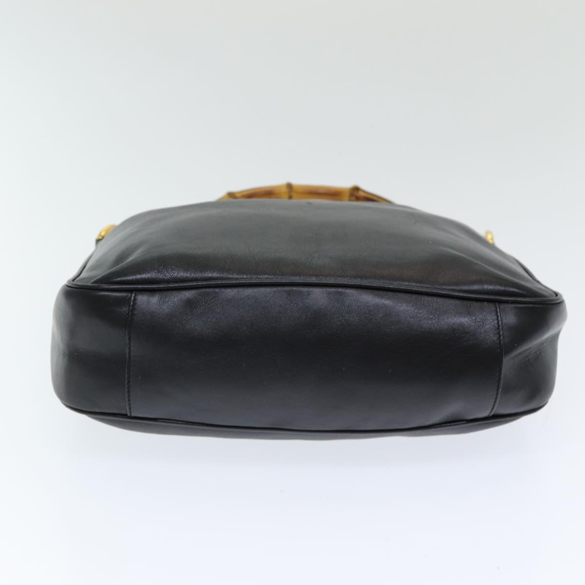 GUCCI Bamboo Hand Bag Nylon Black 001 0166 1638 ep4993