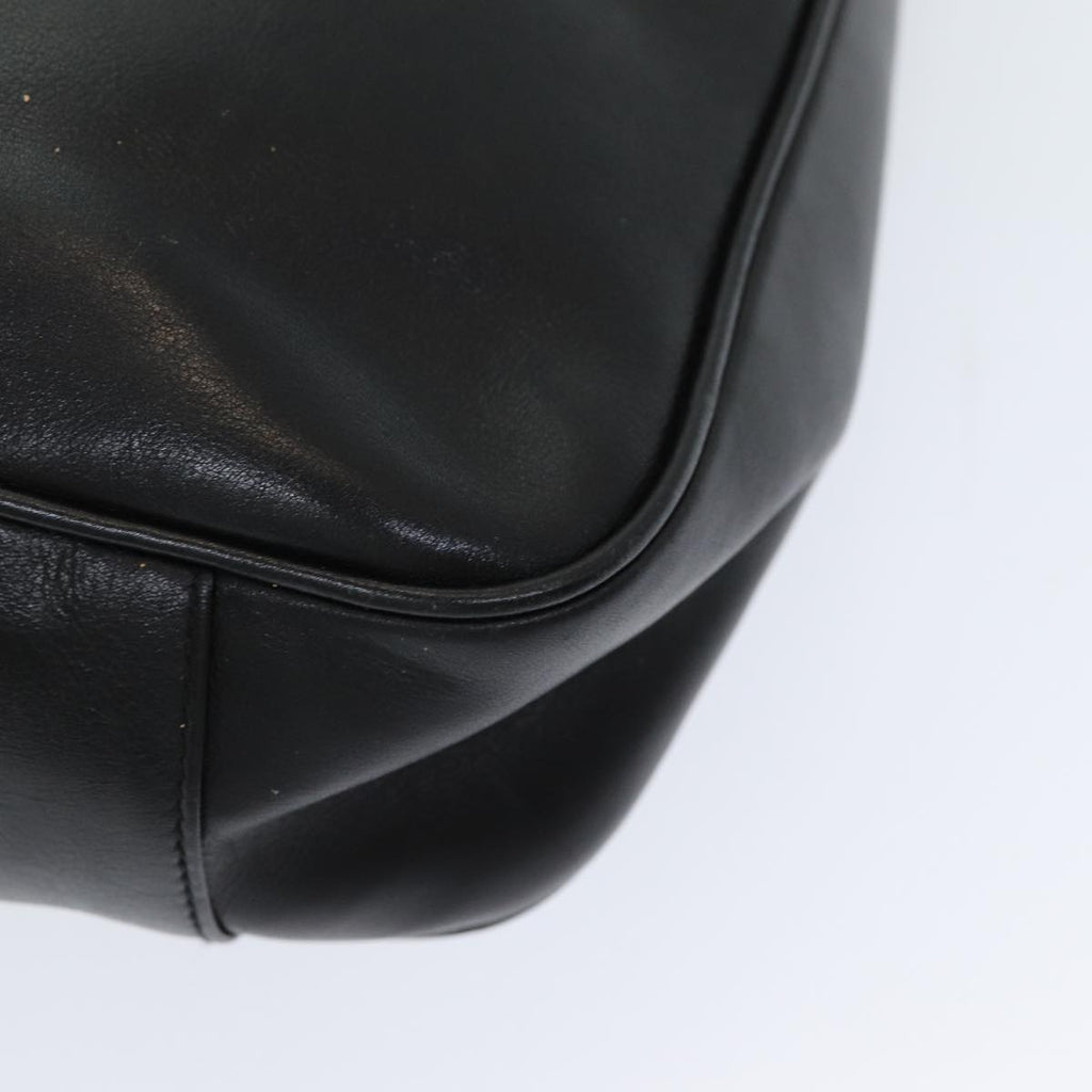 GUCCI Bamboo Hand Bag Nylon Black 001 0166 1638 ep4993