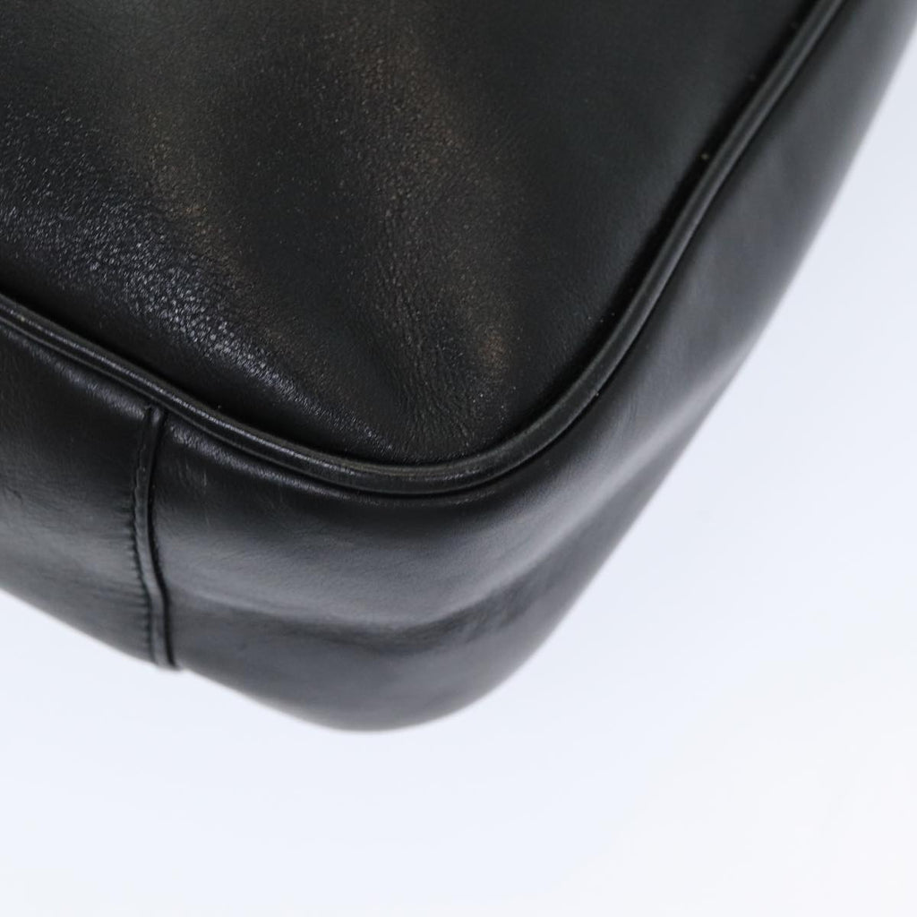 GUCCI Bamboo Hand Bag Nylon Black 001 0166 1638 ep4993