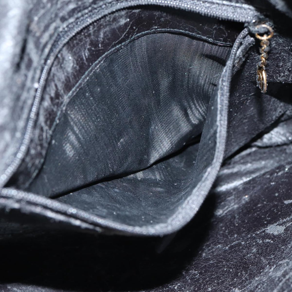 GUCCI Bamboo Hand Bag Nylon Black 001 0166 1638 ep4993