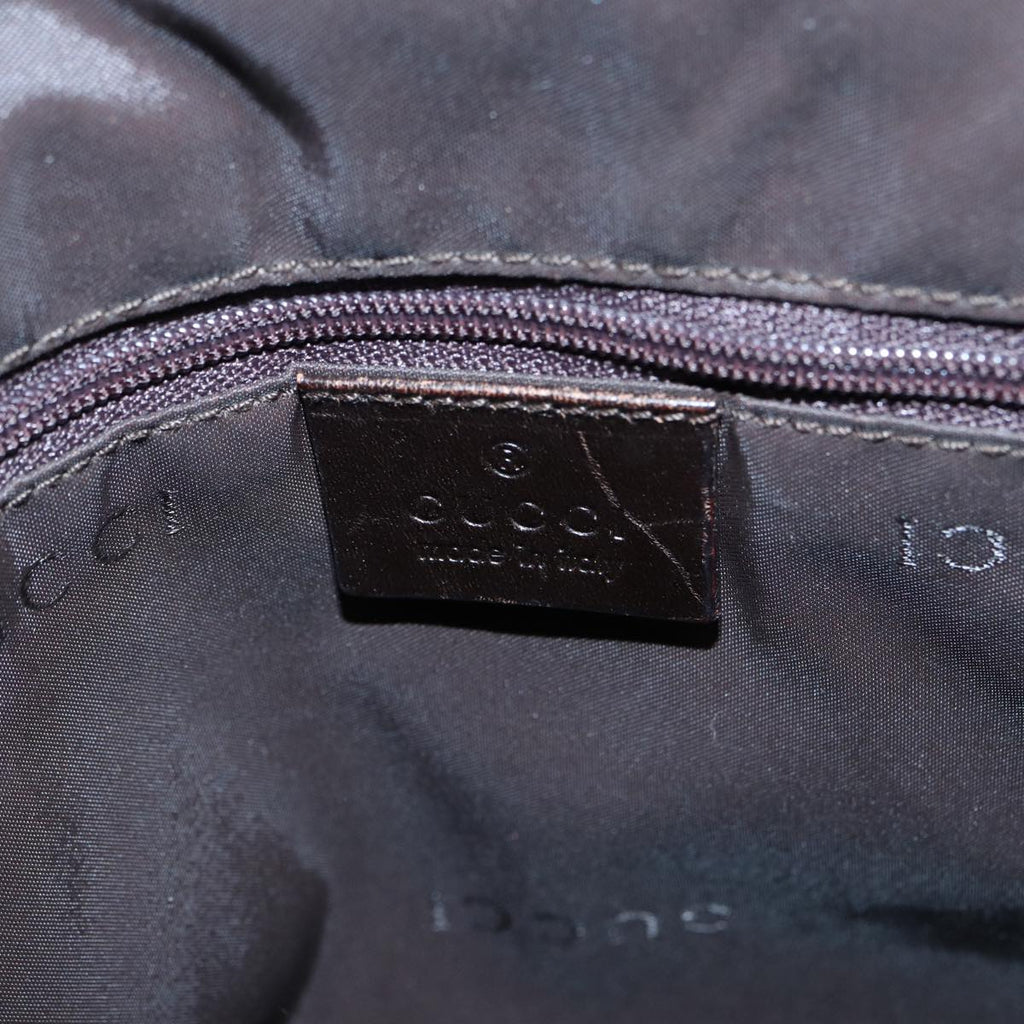 GUCCI Shoulder Bag Nylon Khaki ep4994