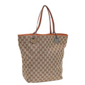 GUCCI GG Canvas Tote Bag Beige 120836 ep5002