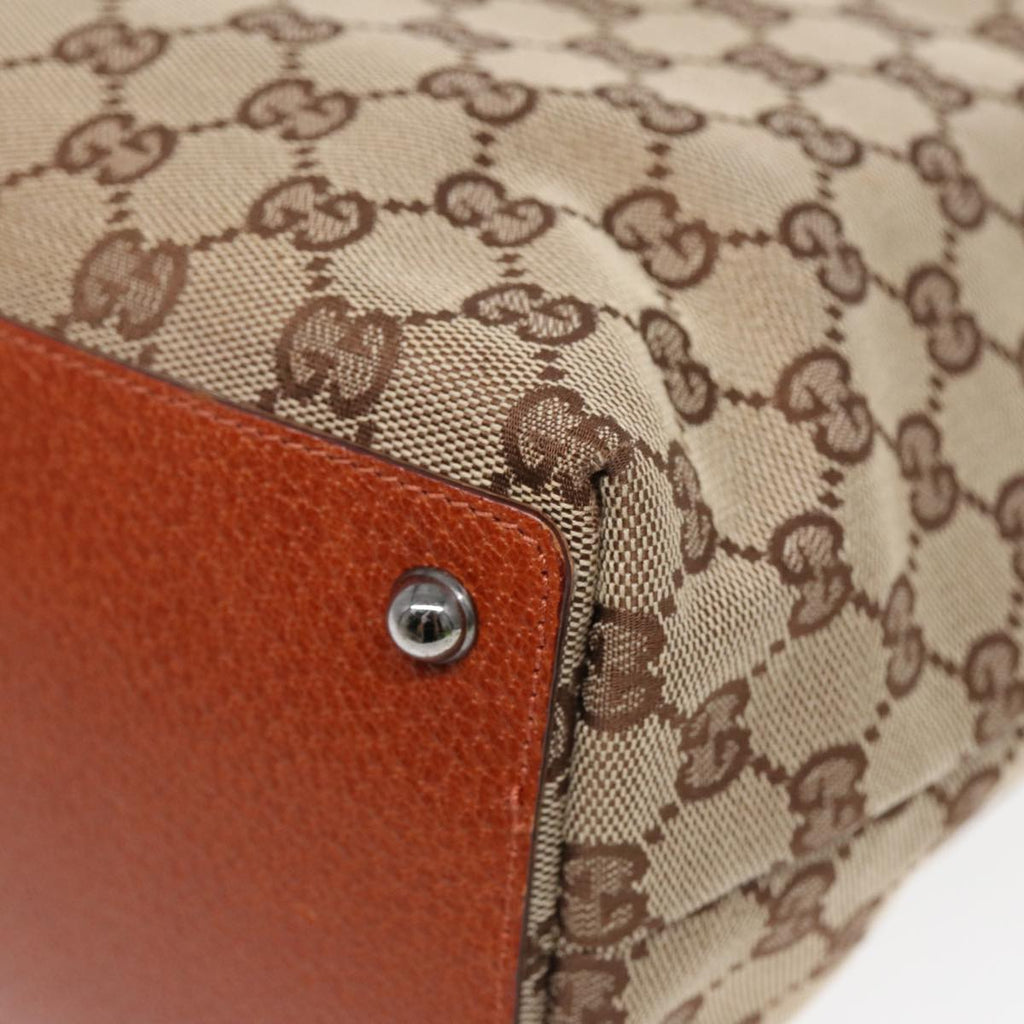 GUCCI GG Canvas Tote Bag Beige 120836 ep5002