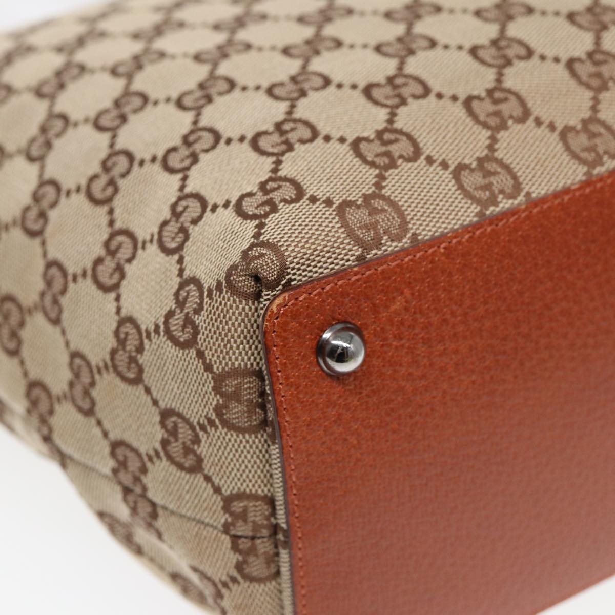 GUCCI GG Canvas Tote Bag Beige 120836 ep5002