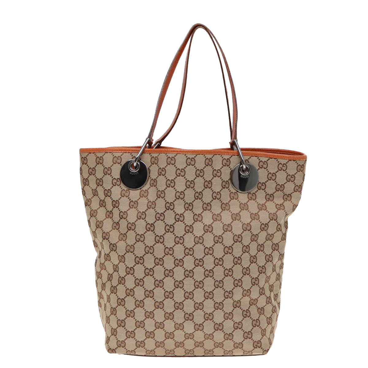 GUCCI GG Canvas Tote Bag Beige 120836 ep5002