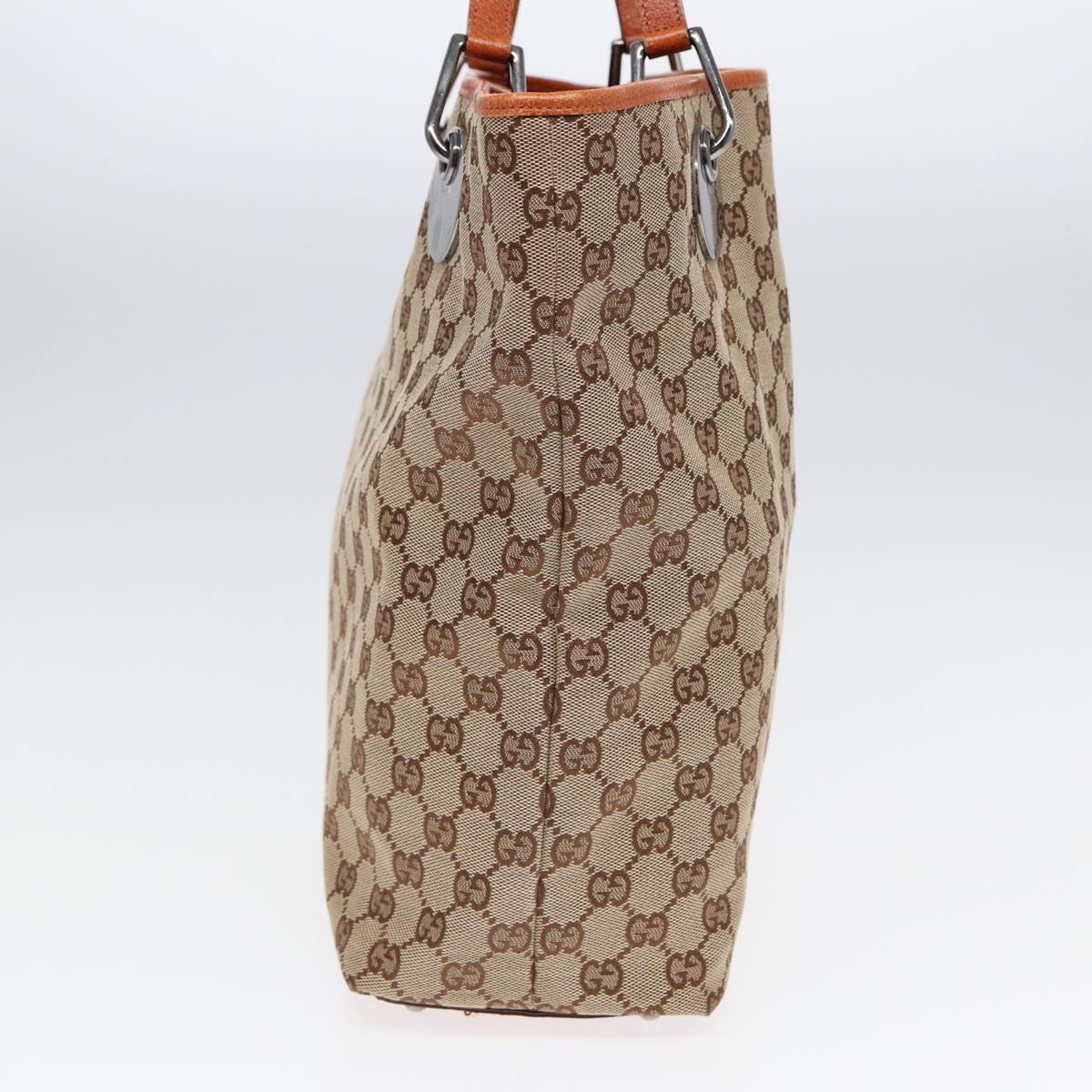 GUCCI GG Canvas Tote Bag Beige 120836 ep5002
