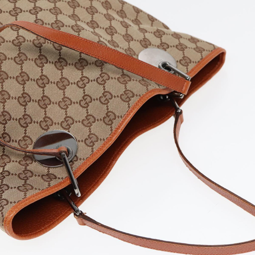 GUCCI GG Canvas Tote Bag Beige 120836 ep5002