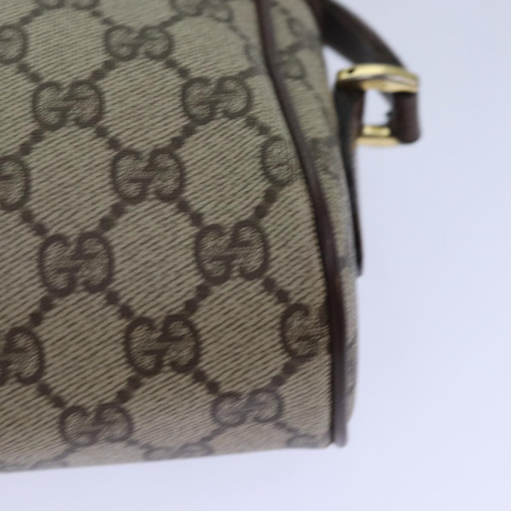 GUCCI GG Supreme Web Sherry Line Shoulder Bag PVC Beige 001 44 6655 ep5014