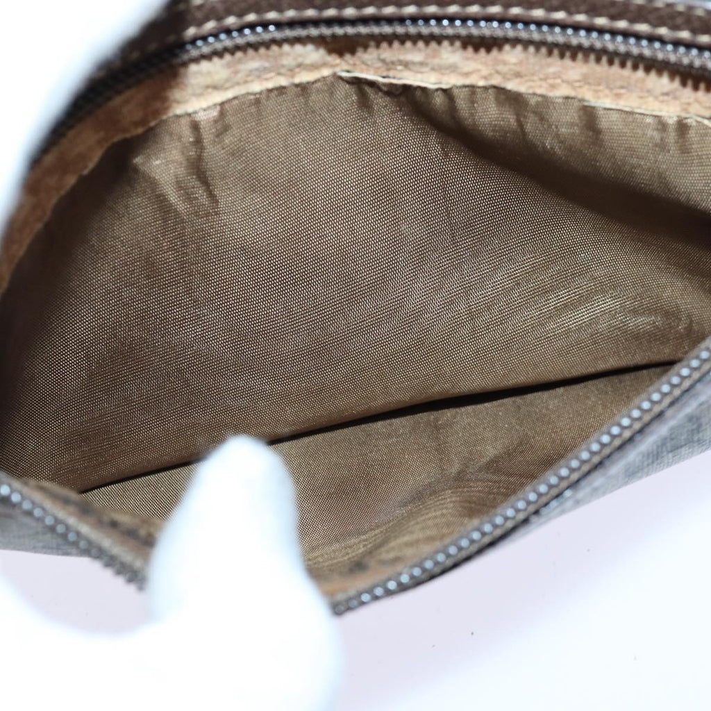 GUCCI GG Supreme Web Sherry Line Shoulder Bag PVC Beige 001 44 6655 ep5014