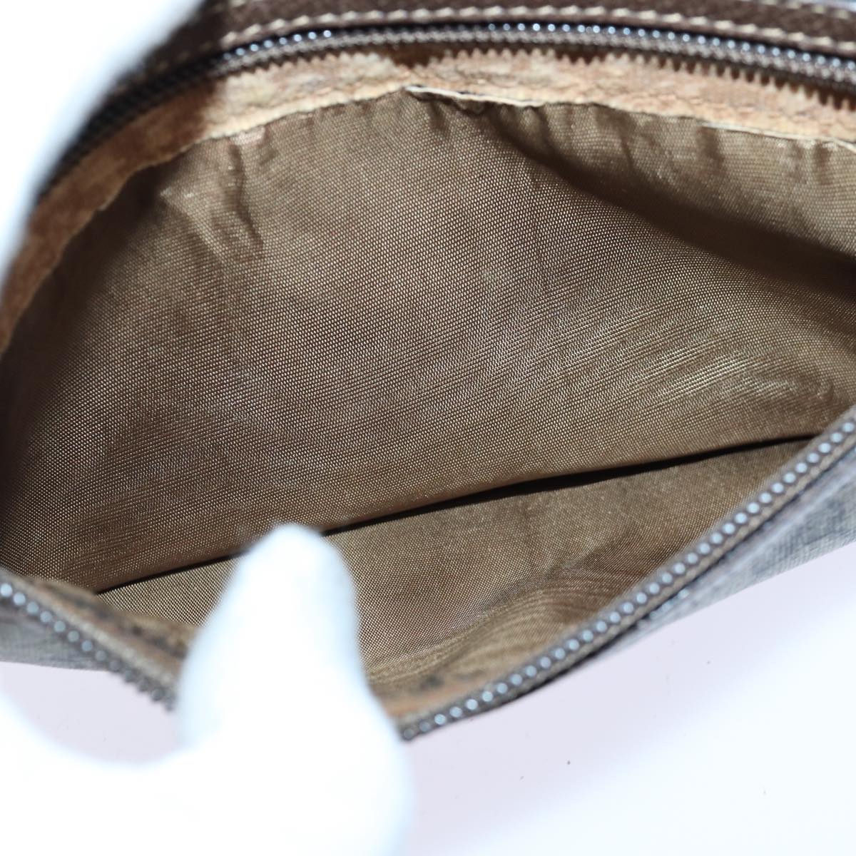 GUCCI GG Supreme Web Sherry Line Shoulder Bag PVC Beige 001 44 6655 ep5014