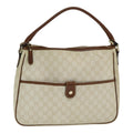 GUCCI GG Supreme Shoulder Bag PVC Leather White ep5061