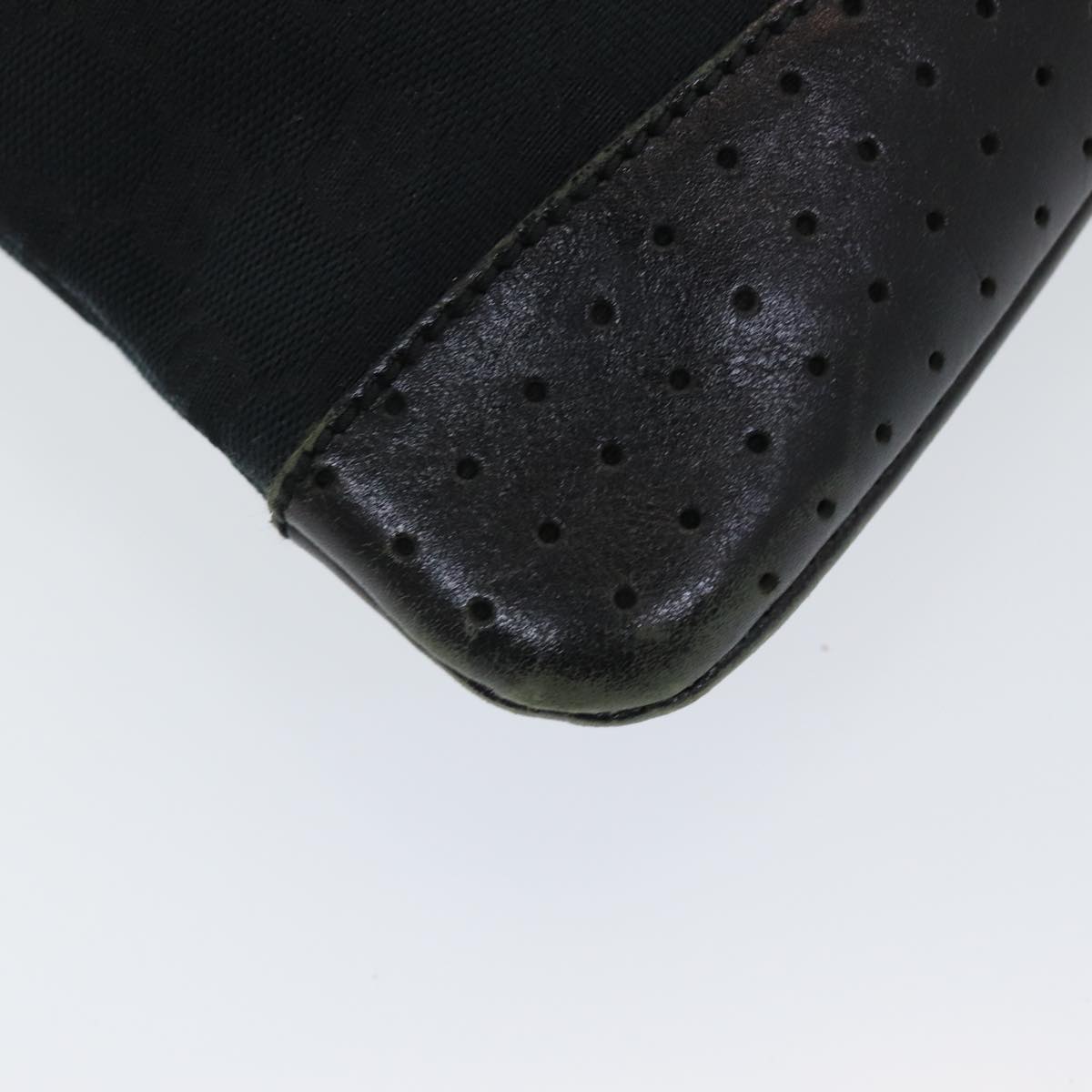 GUCCI GG Canvas Shoulder Bag Black 145857 ep5062