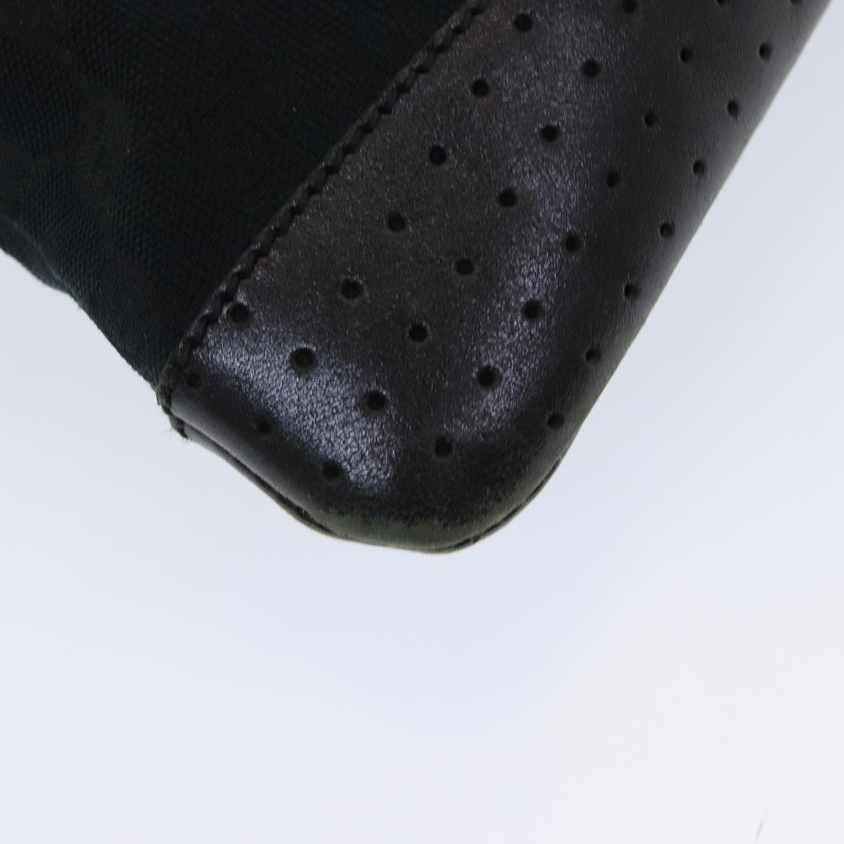 GUCCI GG Canvas Shoulder Bag Black 145857 ep5062