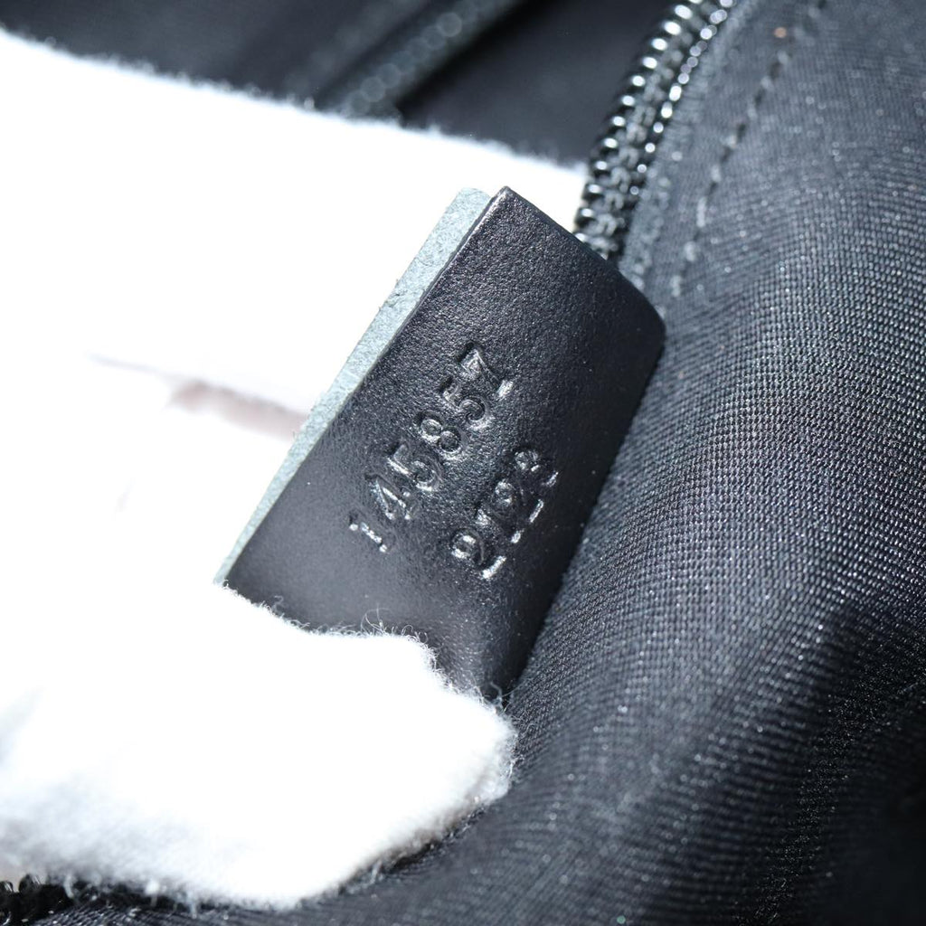 GUCCI GG Canvas Shoulder Bag Black 145857 ep5062