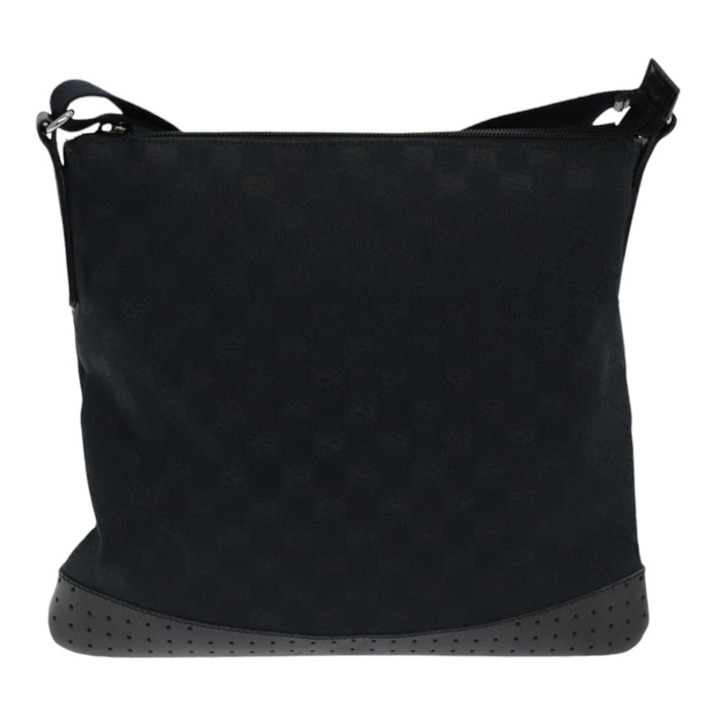 GUCCI GG Canvas Shoulder Bag Black 145857 ep5062