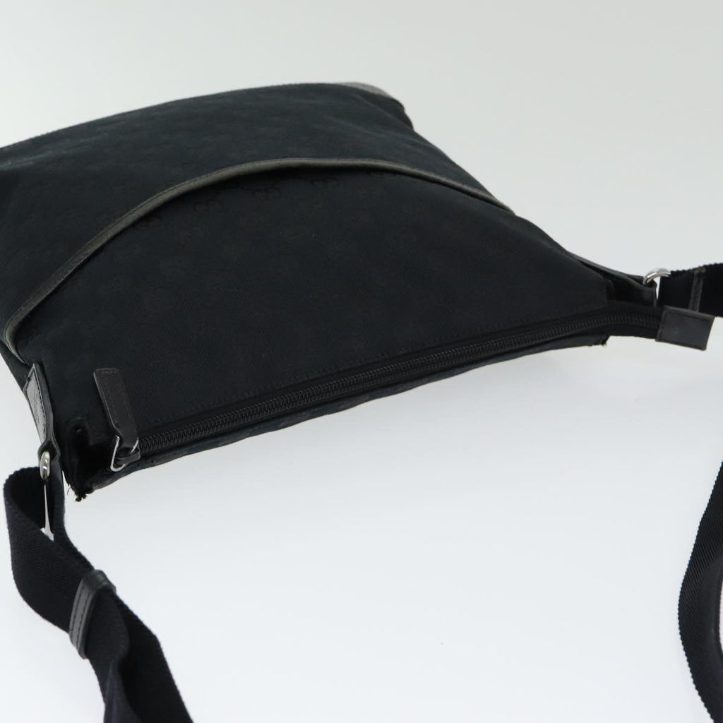 GUCCI GG Canvas Shoulder Bag Black 145857 ep5062