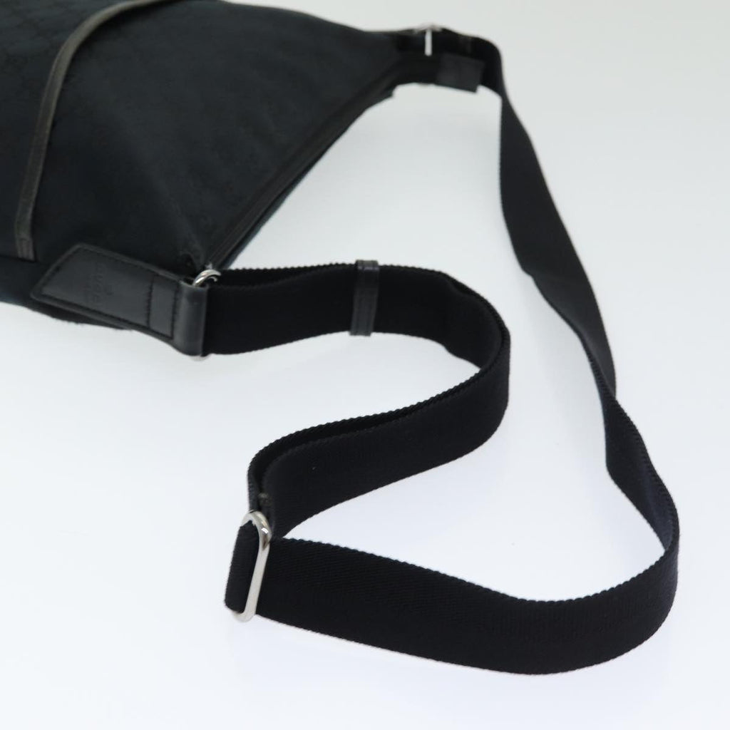 GUCCI GG Canvas Shoulder Bag Black 145857 ep5062