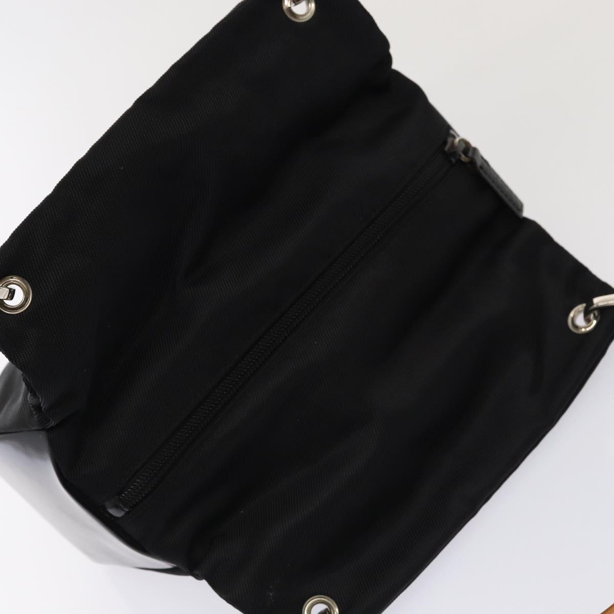 GUCCI Bamboo Hand Bag Nylon Black 000 1014 0575 5 ep5063