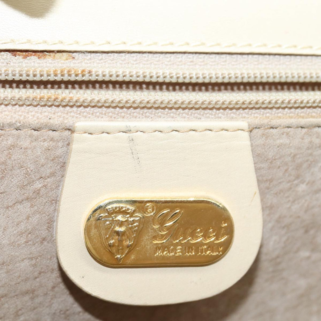GUCCI Shoulder Bag Leather Cream 004 406 0105 ep5064